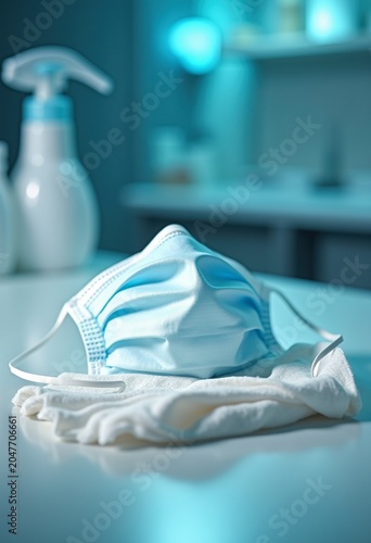 Essential Infection Control Kit Featuring Medical Mask and Gloves for Safety and Protection