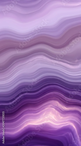 Abstract flowing waves of pastel purple and pink gradients. Gentle curves, ethereal background.