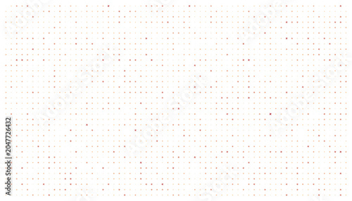 Valokuva Vector Field Grid of Stars - Abstract Yellow and Ember Star Grid Art