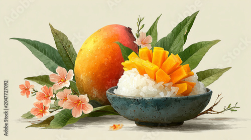 Flat Professional Food Illustration