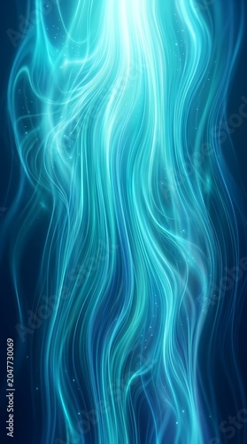Abstract Blue Energy Flow