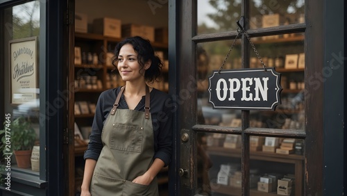 Small Business Open, Shop Welcome, Entrepreneur Ready, Retail Business, Service Industry.