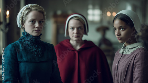 Women from Different Social Classes in a Dystopian Theocracy