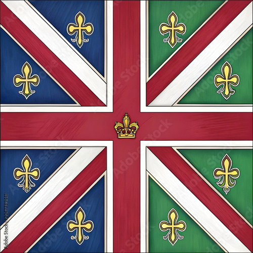 illustration of UK flag