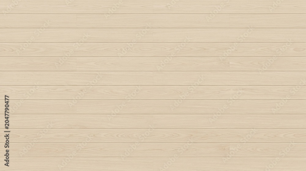 Naklejka premium Light Wood Plank Texture Background, Natural Grain Surface, Neutral Beige Wood Panel Seamless Pattern for Design and Decor