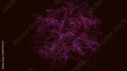 bioluminescent tension web 3d