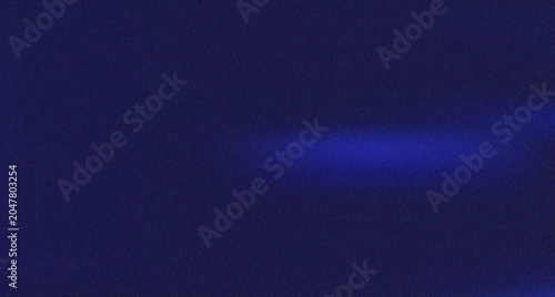 Quadro su tela Deep navy blue abstract background with a prominent luminous horizontal light st