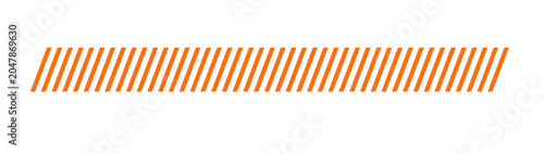 Εκτύπωση καμβά Orange diagonal stripes