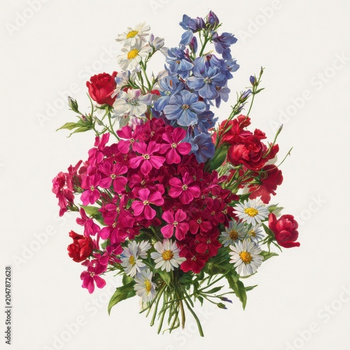Vibrant Bouquet of Mixed Colorful Flowers