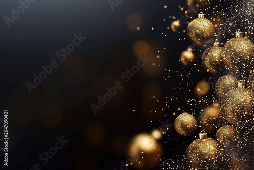 minimalistic design Merry Christmas and Happy new year.