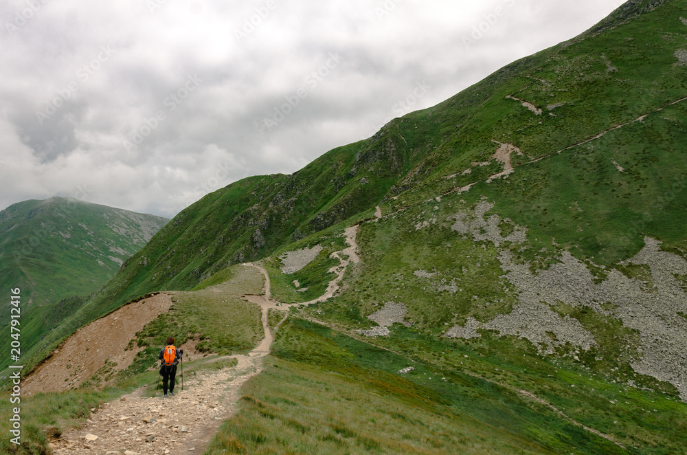 Fototapeta premium hiking in the mountains