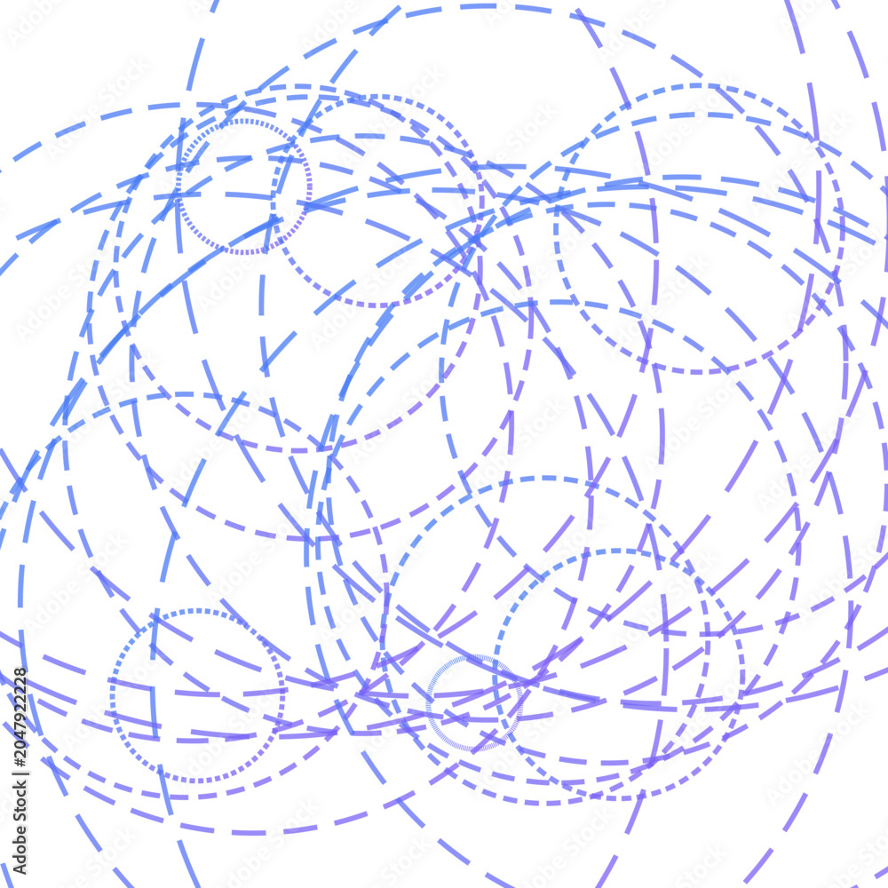 Obraz premium Modern Abstract Circular Constellation Element