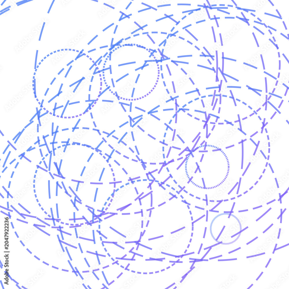 Obraz premium Modern Abstract Circular Constellation Element