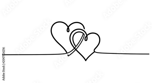 Black ink line of a heart with a crown and wings, symbolizing love and protection