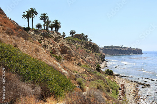Los Angeles, California: Coastal scenery at Point Fermin in San Pedro overlooking the Pacific Ocean