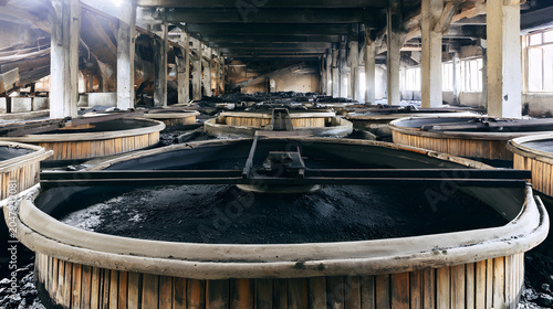 Foto Burned Industrial Interior