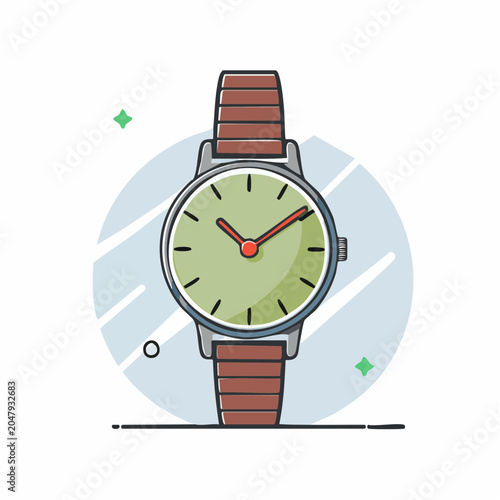 Wristwatch Illustration