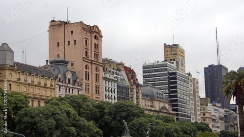 Fotografija High rise buildings along the main thoroughfare in downtown Buenos Aires, Argent