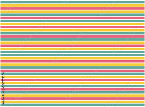Multicolor Horizontal Stripe Pattern in Orange Yellow Blue Red and White, Vibrant Geometric Line Design, Bold Repeating Stripe Texture, Modern Colorful Linear Background, Clean Symmetrical Stripe Artw