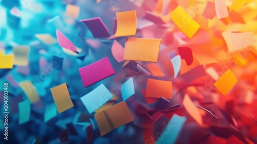 Colorful confetti abstract background