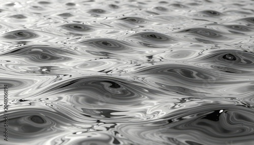 Close-up abstract view of rippling water surface with swirling patterns and highlights. Use: meditation app, spa advertisement, environmental campa...