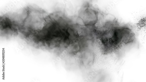水墨画のようなにじみと余白の背景素材