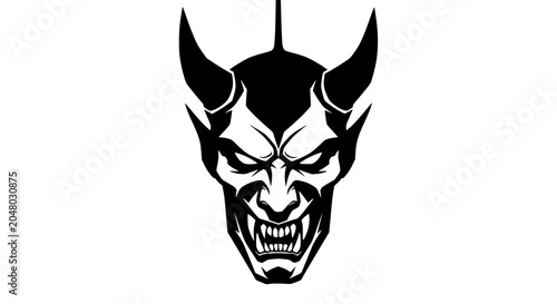Photos Evil Devil Face Illustration - Silhouette and Graphic Design
