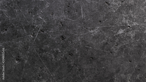 Dark Grunge Metal Texture Background with Scratches and Industrial Wear
