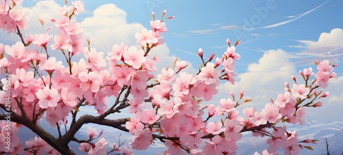 A large number of pink roses. Generative AI