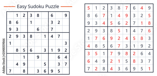 Photos Sudoku puzzle sheet