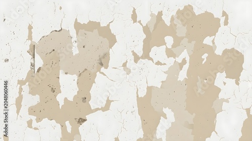 Peeling Paint Texture: A close-up view reveals the weathered texture of peeling paint on a surface, showcasing layers of aged color and subtle imperfections.