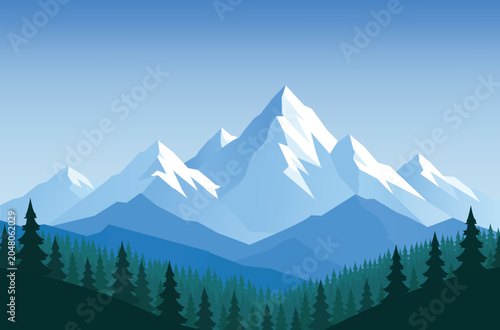 mountain landscape in the mountains