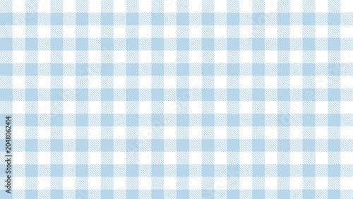 Tableau sur toile Blue gingham checkered pattern desktop wallpaper vector