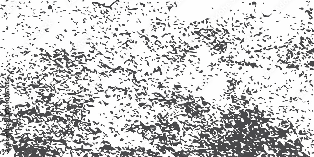 Obraz premium Abstract grunge black and white noise texture overlay with abstract distressed monochrome speckled scratched weathered background backdrop particle artistic contrast scattered irregular.