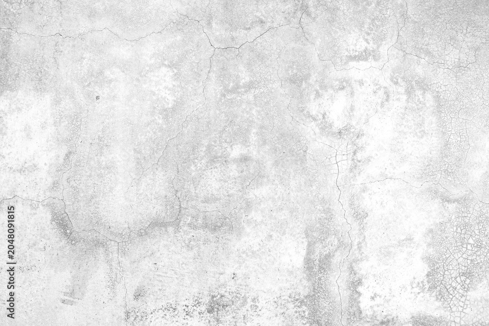 Fototapeta premium Old wall texture cement dirty gray with black background abstract grey and silver color design are light with white background.