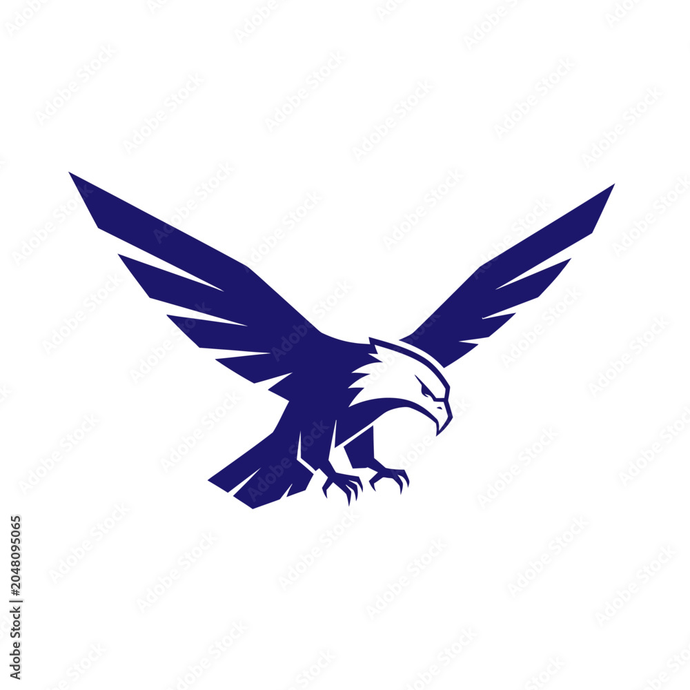 Fototapeta premium Majestic Eagle Illustration - Symbol of Freedom and Power