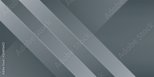 Abstract grey background with overlapping diagonal geometric layers. Modern elegant corporate backdrop with dark grey and slate gradients for professional business presentation.