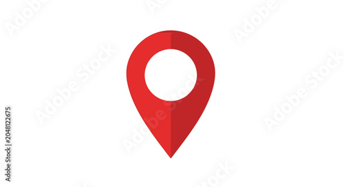 Red Location Pin Icon.