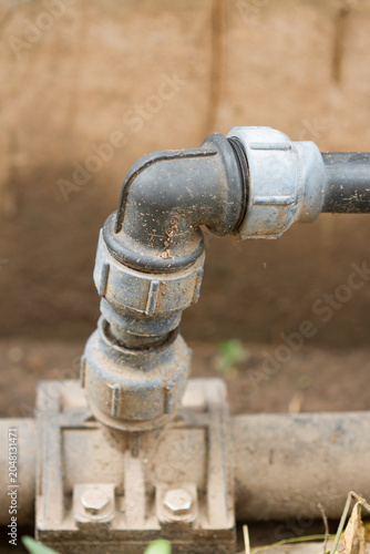 Plastic water pipe fittings