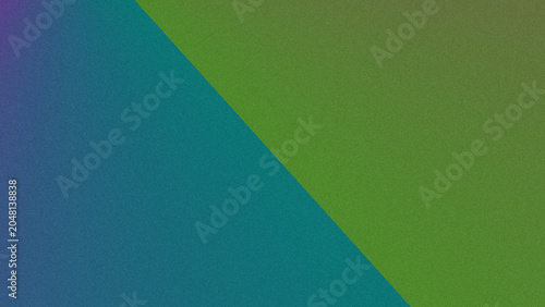 Quadro em tela Abstract color gradient background with geometric division in blue and green