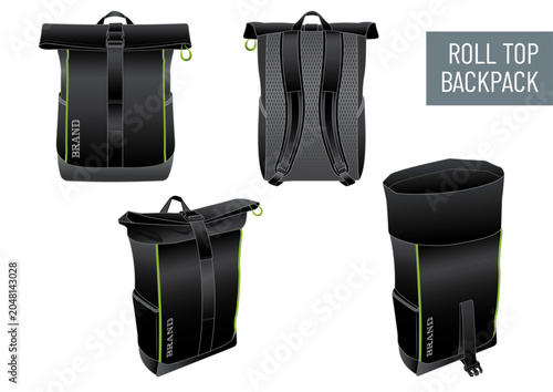 Roll Top Backpack