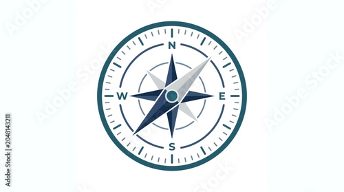 Bild auf Leinwand Compass Navigation Tool Direction Indicator.