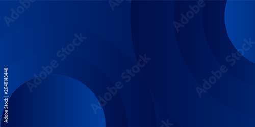 Design abstract blue circle line banner background