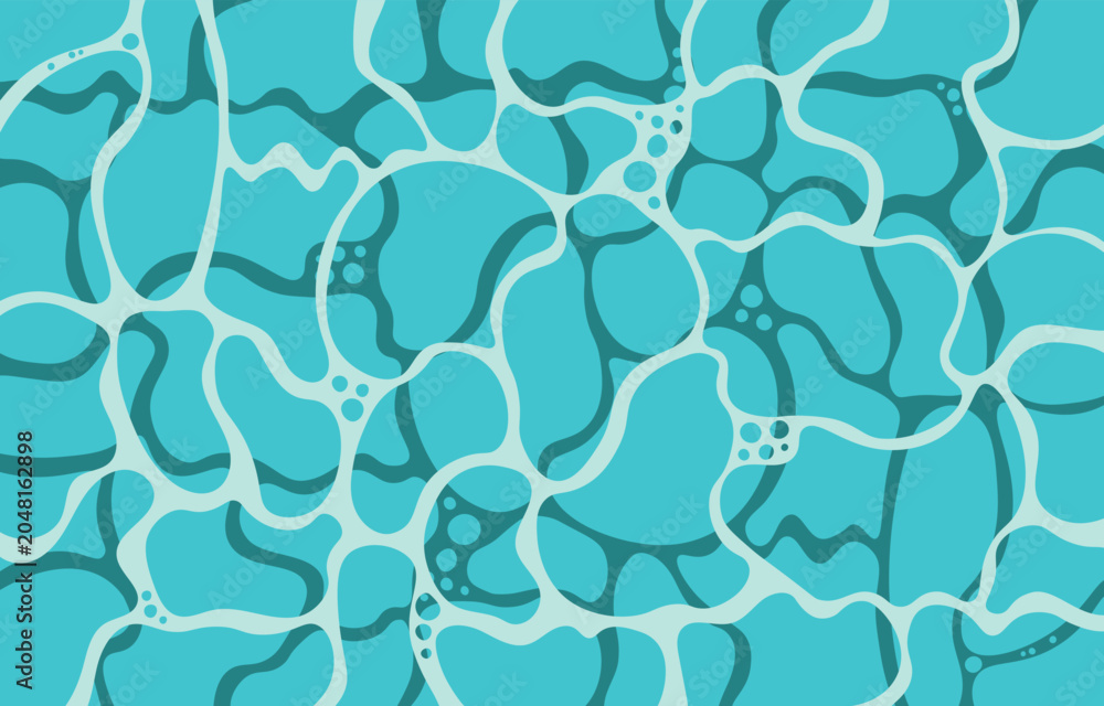 Obraz premium Turquoise swimming pool background.Summer, ripple water texture surface.