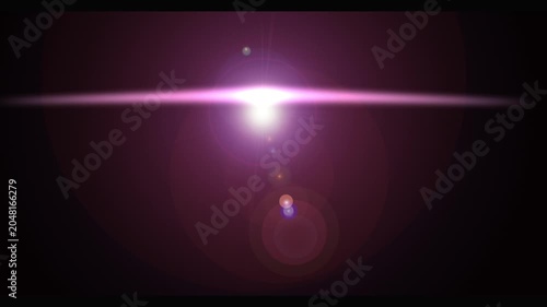 Lens flare effect for world photography day dramatic light burst and bokeh.