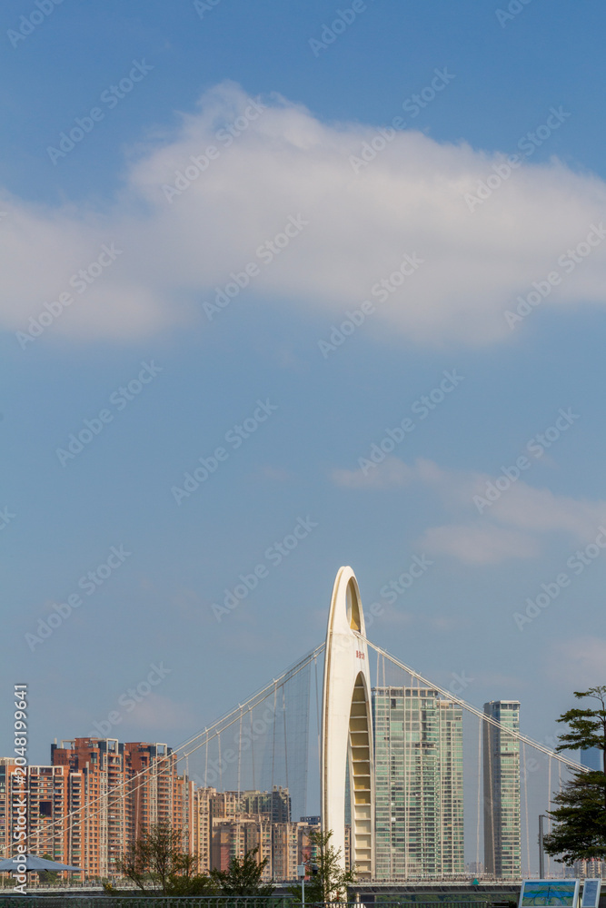 Obraz premium liede bridge in guangzhou