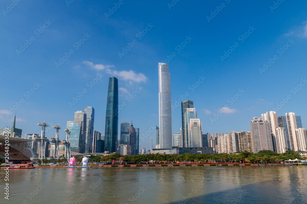 Obraz premium modern buildings in guangzhou