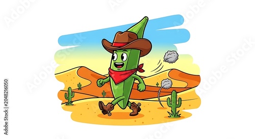 Cartoon leprechaun with pot of gold and rainbow.