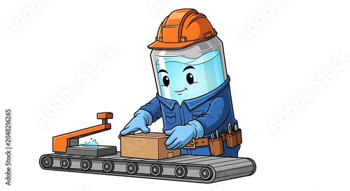 Cartoon miner character with pickaxe and lantern.