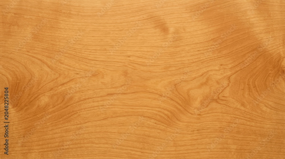 Naklejka premium Warm maple wood grain texture background